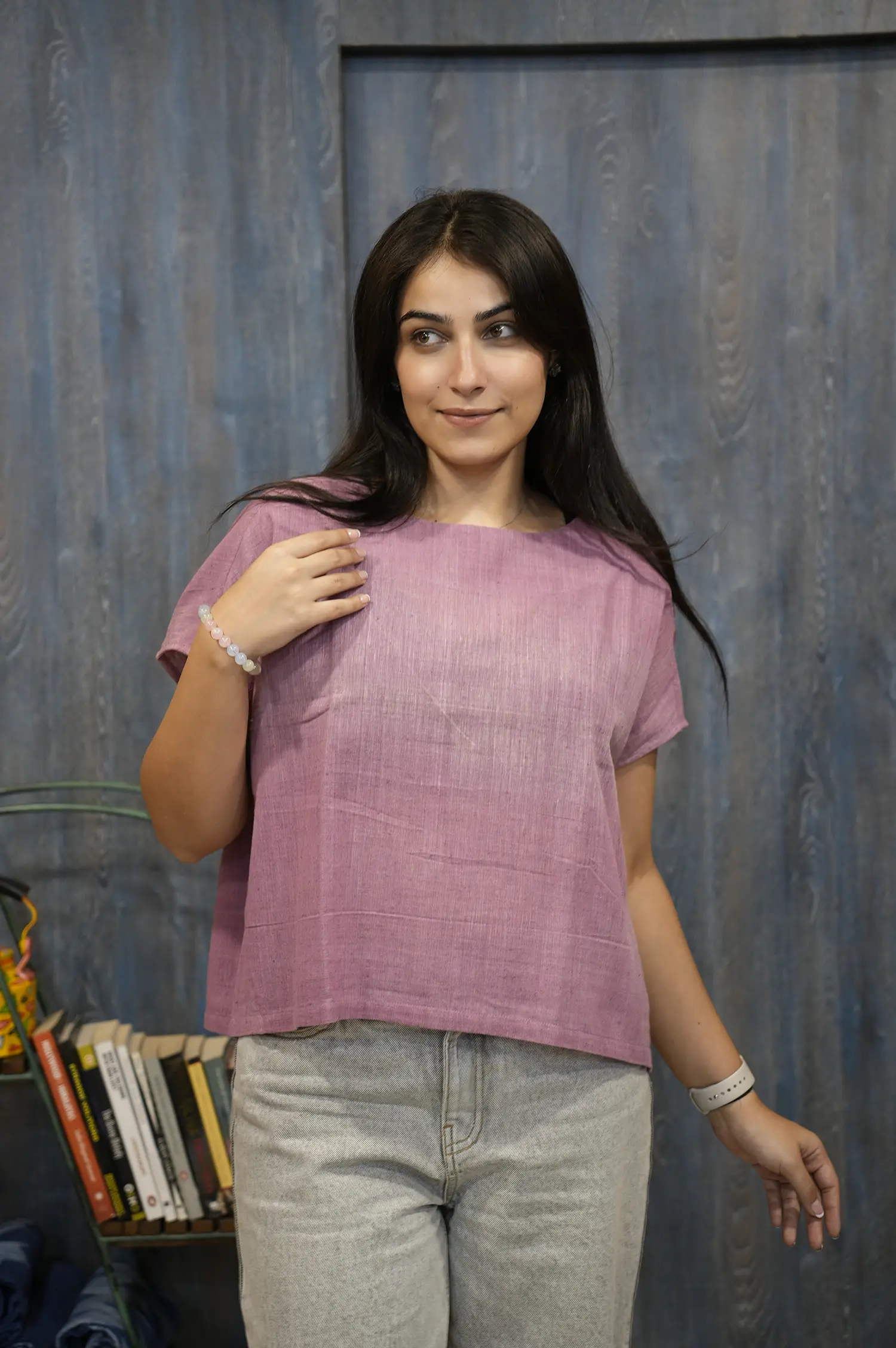 Pink Khadi Top (5)